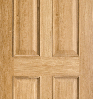 OAK REGENCY 4P RM2S FIRE DOOR