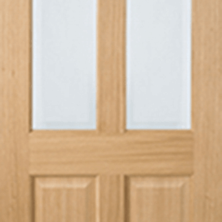 OAK RICHMOND GLAZED 2L PRE-FINISHED INTERNAL DOOR