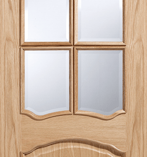 78X27 OAK RIVIERA RM2S WITHCLR BEV GLASS