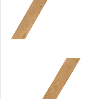OAK BRACING(2)FOR LEDGED DOORS