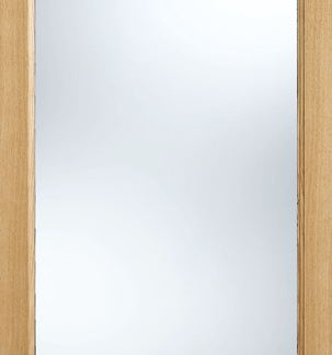 78X33X44MM OAK PATTERN 10 WITH CLEAR GLASS
