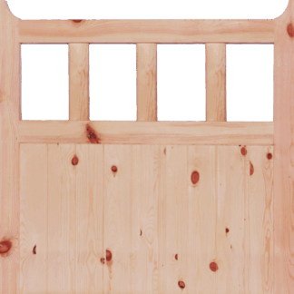 36 HIGH & 36 WIDE REDWOOD GARDEN GATE