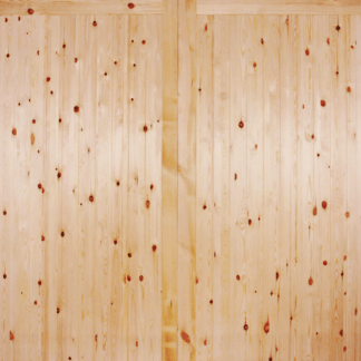 6'6 HIGH x 7'0 WIDE REDWOOD FLB GARAGE DOOR