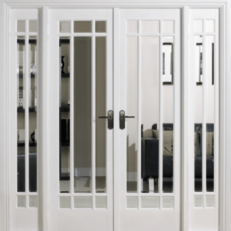 6' WHITE MANHATTAN ROOM DIVIDER SET