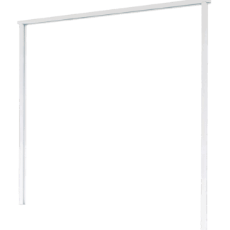 UNIVERSAL HARDWOOD GARAGE DOOR FRAME WHITE PRIMED