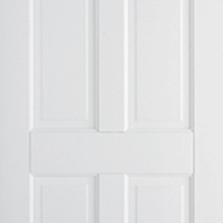 WHITE CANTERBURY 4P FIRE DOOR
