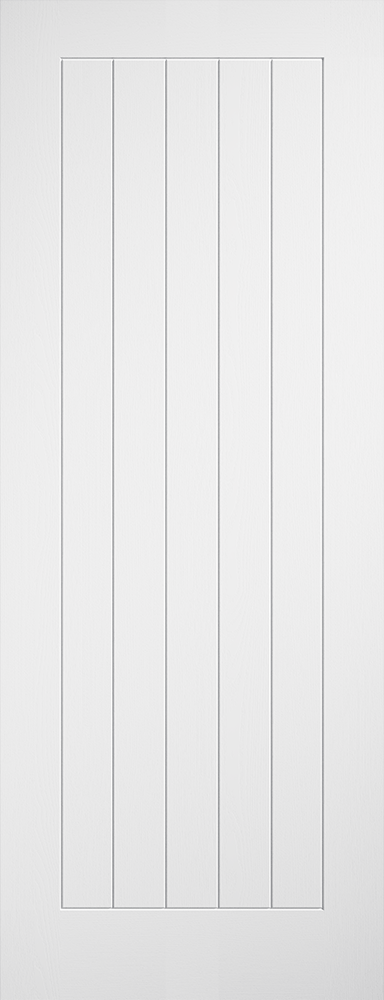 1981x610x44mm Laminate White Cottage FD30