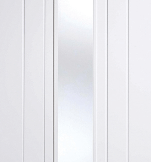 WHITE MEXICANO GLAZED 1L INTERNAL DOOR