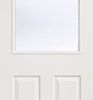 78X27 TEXTURED 2 PANEL 1 LITE GLAZED