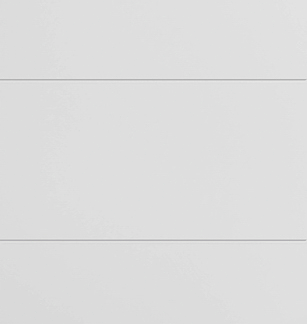 WHITE MOULDED HORIZONTAL FOUR LINE FIRE DOOR