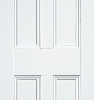 78X33 WHITE 4 PANEL WITH BOLECTIONAL MOULDS