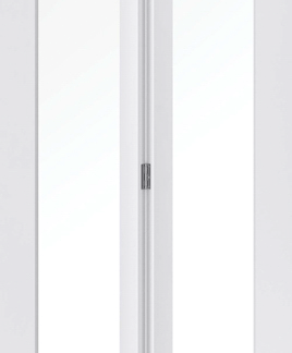 WHITE PATTERN 10 GLAZED BI-FOLD INTERNAL DOOR