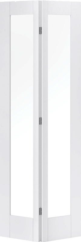 WHITE PATTERN 10 GLAZED BI-FOLD INTERNAL DOOR