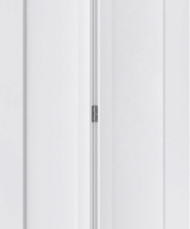 WHITE PATTERN 10 ONE PANEL BI-FOLD INTERNAL DOOR
