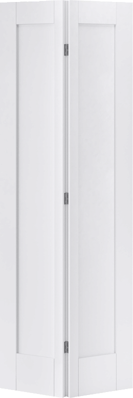 WHITE PATTERN 10 ONE PANEL BI-FOLD INTERNAL DOOR