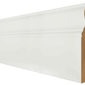 18X95 WHITE WRAPPED FERROL SKIRTING (4X3M LENGTHS)