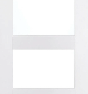 WHITE SHAKER GLAZED 4L INTERNAL DOOR