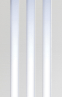 78X33X35MM UTAH 3L CLEAR GLASS WHITE PRIMED