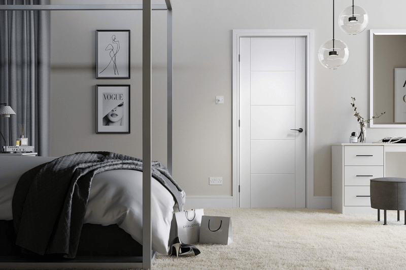 WHITE VANCOUVER 5P FIRE DOOR - Image 2