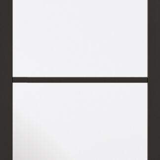 INDUSTRIAL BLACK 4L GLAZED INTERNAL DOOR PRIMED