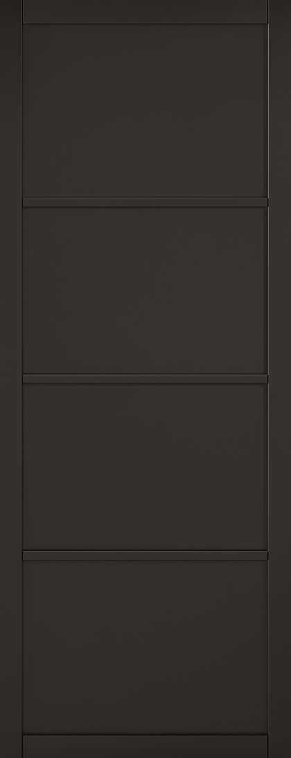 INDUSTRIAL BLACK 4P SOLID INTERNAL DOOR PRIMED