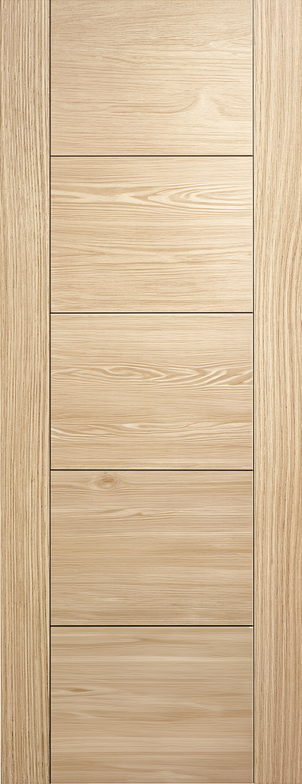 HORIZONTAL 5P V GROOVE OAK DOOR