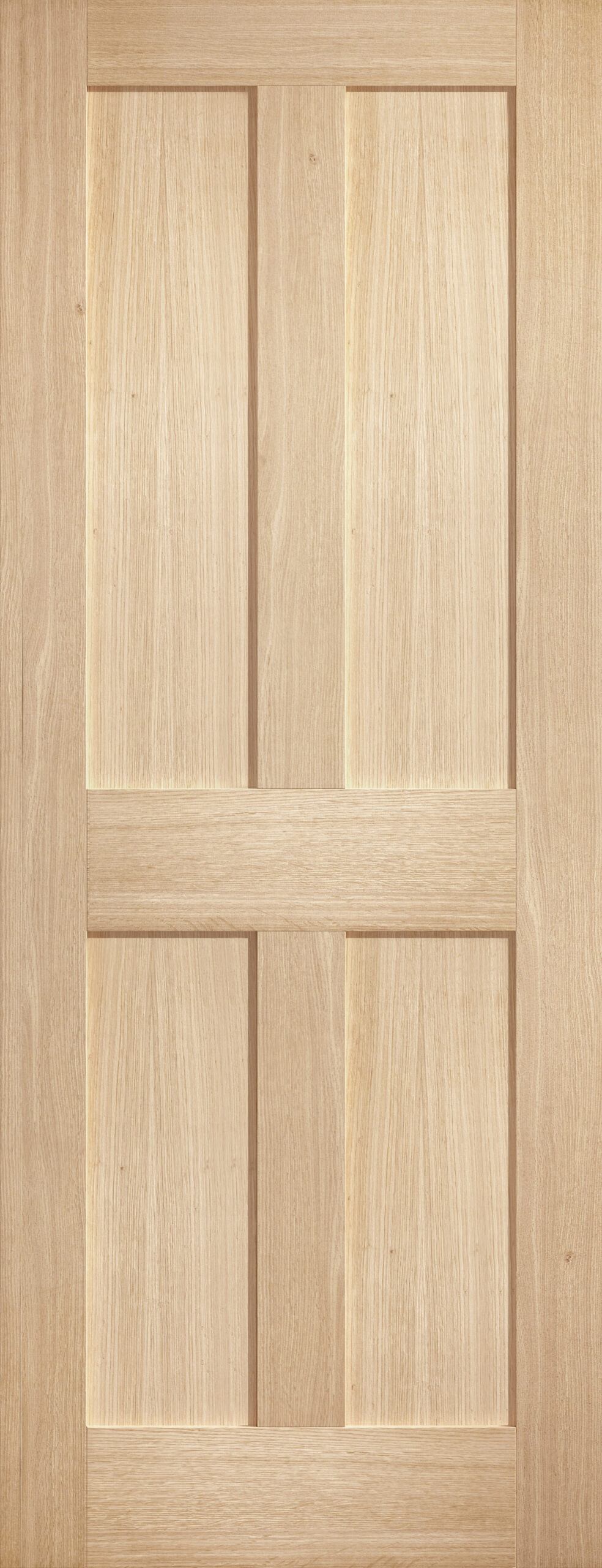 OAK VICTORIAN 4P UNFINISHED INTERNAL DOOR