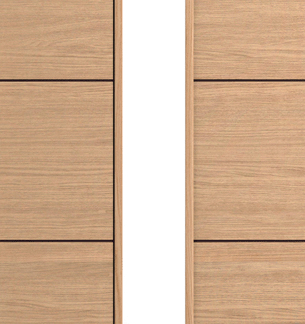 OAK LILLE GLAZED 1L INTERNAL DOOR