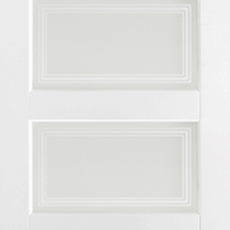 WHITE CONTEMPORARY GLAZED DOOR