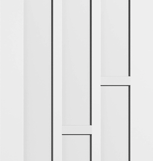 COVENTRY 3 PANEL WHITE PRIME PLUS FIRE DOOR