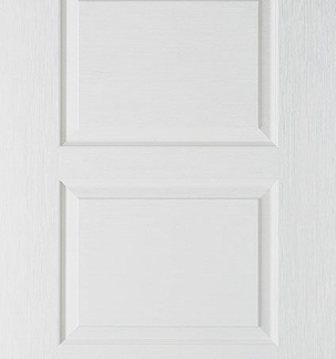 WHITE CONTEMPORARY 4P FIRE DOOR